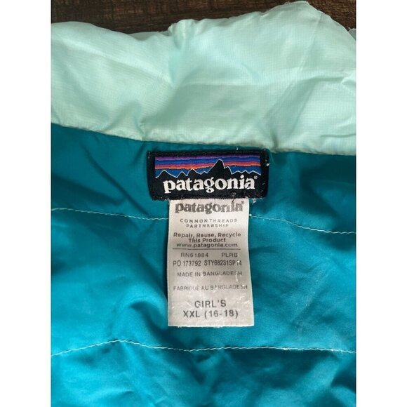 Patagonia zipper fleece jackets sz 16-18 girls - Picture 4 of 8